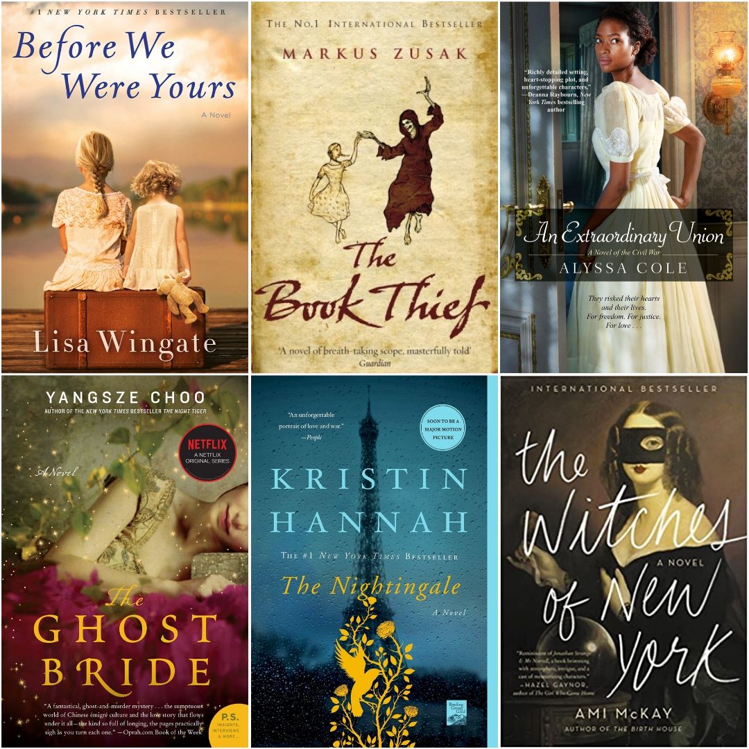 Historical Fiction Book Covers
