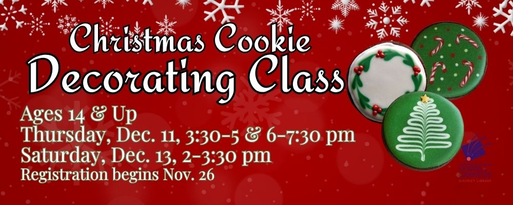 Register for Christmas Cookie Decorating Class