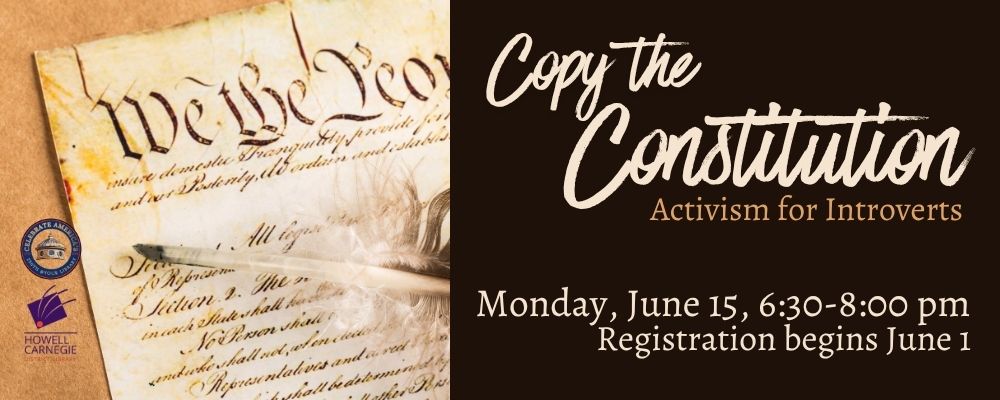 Register for Copy the Constitution