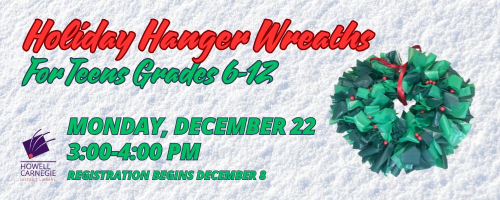Register for Holiday Hanger Wreaths
