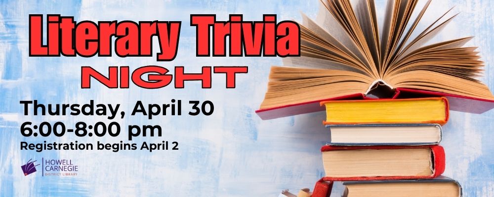 Register for Literary Trivia Night