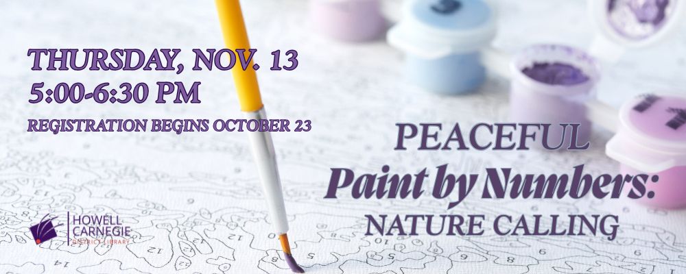 Register for Peaceful Paint by Numbers