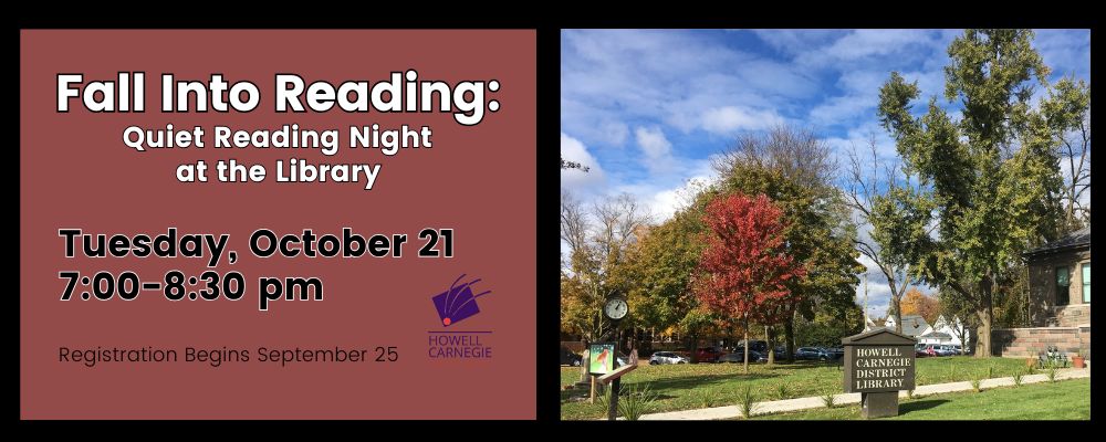 Register for Quiet Reading Night at the Library