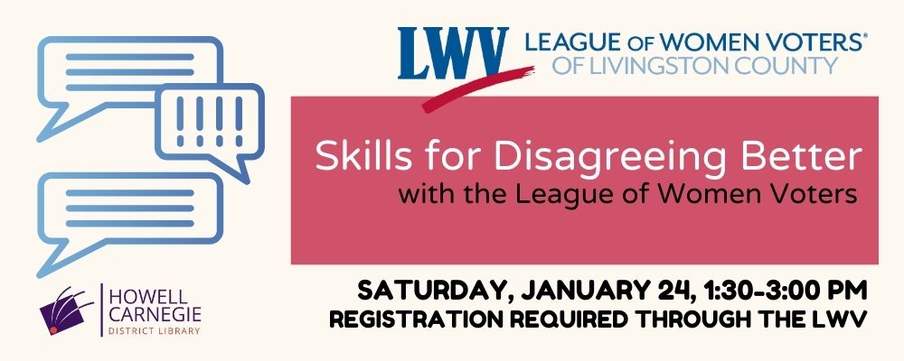 Register for Skills for Disagreeing Better