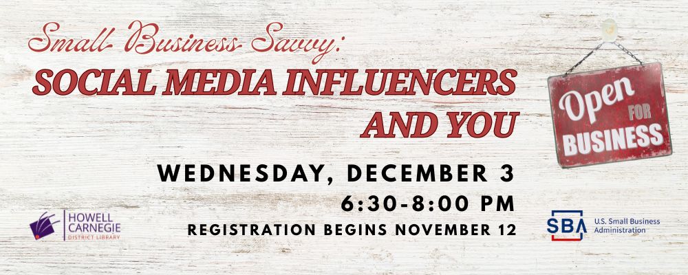 Register for Social Media Influencers and You