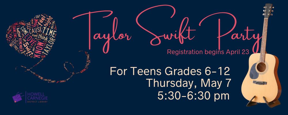 Register for Taylor Swift Party