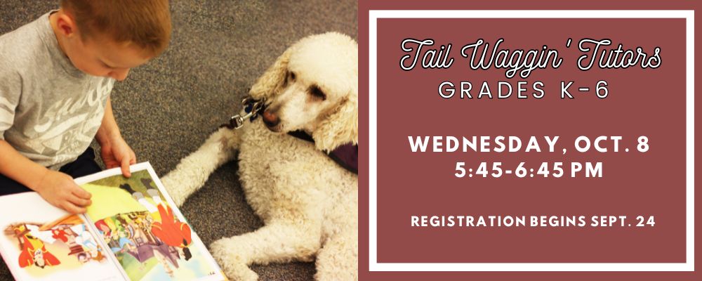 Register for Tail Waggin Tutors_Oct.25
