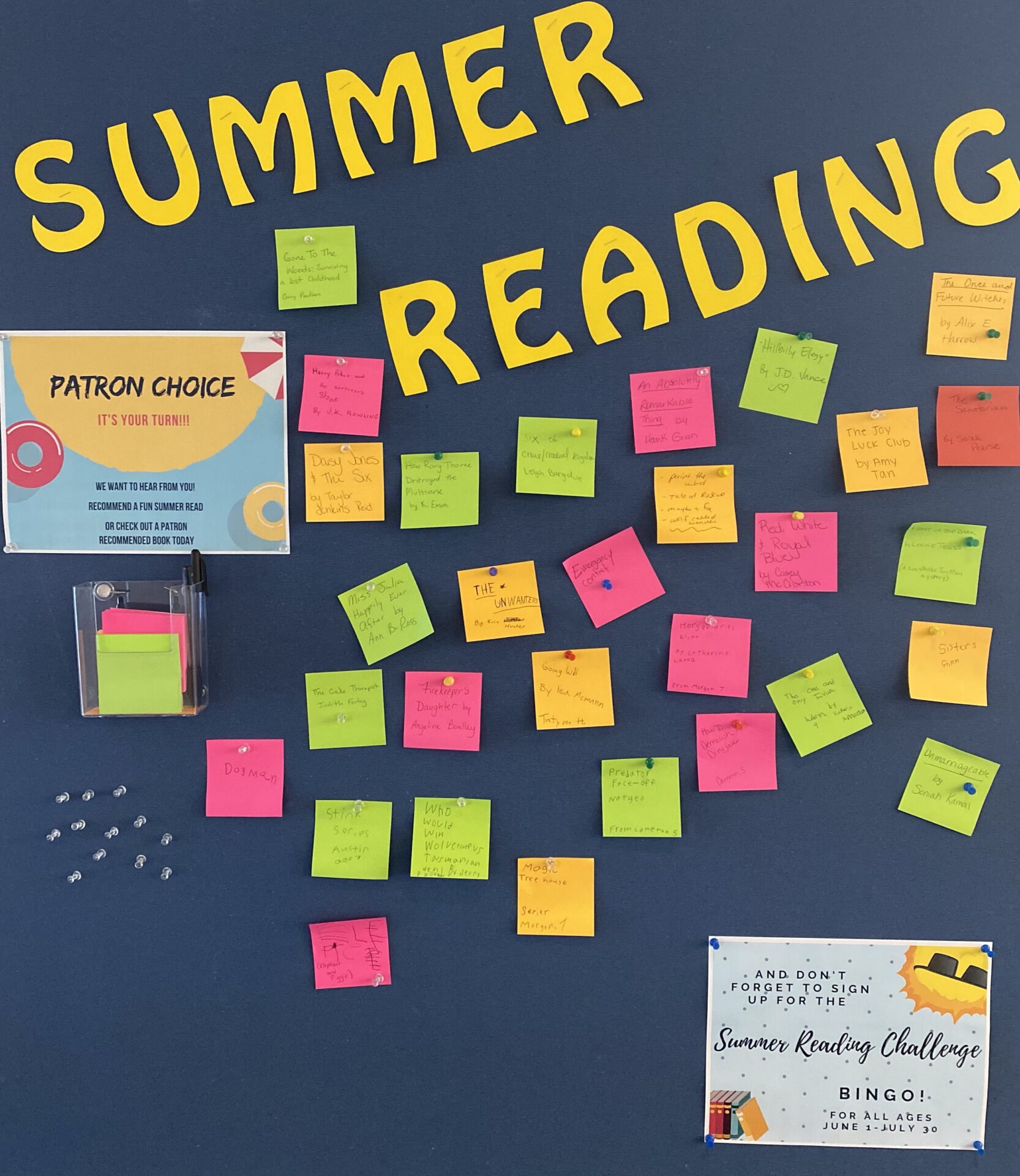 Summer Reading Patron Choice image picture
