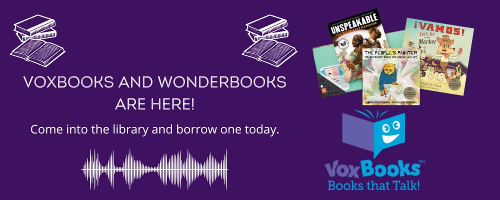VoxBooks and Wonderbooks are Here!
