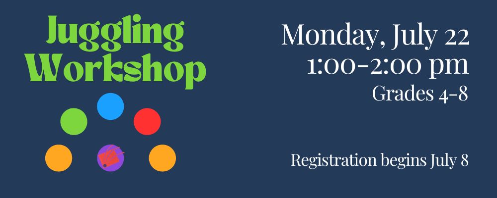 Register for Juggling Workshop